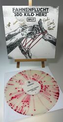 100 Kilo Herz / Fahnenflucht *Split* 12" splatter vinyl 2021 inkl. Unterschrift