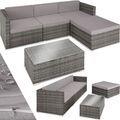 Polyrattan Gartenmöbel Sitzgruppe Rattan Garnitur Gartenset Lounge Sofa Tisch