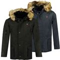 Geographical Norway Herren Parka Outdoor Funktionsjacke Sehr Warm Winter Jacke