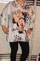 XL LongShirt o.Hose mit Minnie MAUS**ITALY*GR.46-50 Les Freres s/w Long Tunika