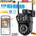 8MP 4K HD FUNK WLAN WIFI IP NETZWERK CAMERA Outdoor AUßEN ÜBERWACHUNGSKAMERA Neu