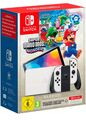 Nintendo Switch OLED Konsole, weiß NEU + Super Mario Bros Wonder + 12 Mon Online