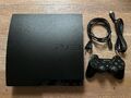 Sony PlayStation® 3 Slim | Schwarz | Modell CECH-3004B | DualShock® 3 | ACHTUNG