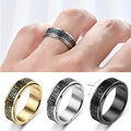 8Mm Ring Herren Stahl Damen Titan Edelstahl Schlicht Keltischer Drache J