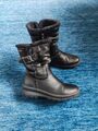 Rieker Damen Kurzstiefel Gr. 37 in Schwarz, gefüttert, extra weiche Decksohle