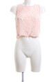 PULL & BEAR Spitzentop Damen Gr. DE 38 pink Casual-Look