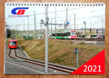 Eisenbahn - Kalender City Bahn Chemnitz 2021