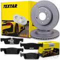 TEXTAR BREMSSCHEIBEN 258mm + BELÄGE VORNE passend für RENAULT CLIO IV 4