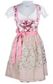 SALE Dirndl Trachtenkleid 3 Tlg  Volksfest Set Kleid Bluse Schürze 3 teilig