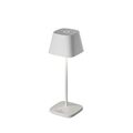 SOMPEX Tischleuchte NEAPEL LBH 6.50x6.50x20 cm weiß Tischlampe Klemmleuchte