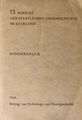 13. Bericht Staatliche Denkmalpflege im Saarland 1966 Ludwigskirche..Saar