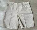 Herren Bermuda Dunlop Sport W32 Kurze Hose Sommer Beige Elegant Golf Freizeit