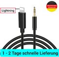 Lightning zu 3.5 mm Kabel Klinkenbuchse Klinkenstecker Audio AUX für Apple 1M