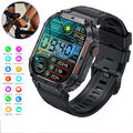 Bluetooth Luxus Smartwatch Herren watch Fitness Pulsuhr Herzfrequenz Blutdruck