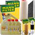 MANN INSPEKTIONSPAKET+8L CASTROL 5W-30 ÖL passend für 3.0d BMW X5 E53 211-218PS