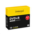 Intenso DVD+R Rohlinge 4,7GB 10er Slimcase 16x bedruckbare Oberfläche