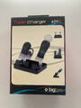 Triple Ladestation PS3 PlayStation 3 Move Navigations Controller Headset NEU OVP