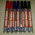 7 edding 250 whiteboard marker, 2 blau, 2 schwarz,2 rot, 1 grün