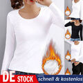 Damen Thermo Langarm Top Winter warm Unterwäsche Unterhemd Ski T-shirts Tops DHL