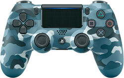 Sony PlayStation 4 DualShock Wireless Controller - camouflage  Blau gebraucht V2