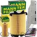 MANN FILTER INSPEKTIONSPAKET passend für A3 8P VW GOLF 5 PASSAT B6 OCTAVIA 1Z