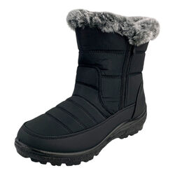 Damen Stiefeletten gefütterte Schneestiefel Boots Warm Winterschuhe NEU 73765