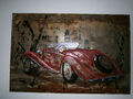 Wandbild Oldtimer aus Metall