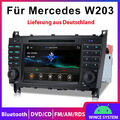 Für Mercedes Benz C Klasse W203 CLK W209 SWC DVD EQ USB Autoradio GPS Navi WIFI