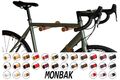 Fahrrad Wandhalterung Holz Rennrad Gravel Bike Halter MONBAK MB 04