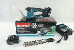 MAKITA 18V 2x3Ah Akku Grasschere Rasenschere DUM604ZX + Hecken-Kit + Ladegerät