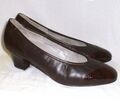 HASSIA ~ dunkelbraune Pumps Gr. 7,5 (41) ~ alles Echtleder °°TOP°° 