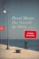 Pascal Mercier - Das Gewicht der Worte, Roman, neu, btb (Random-House), 2021