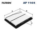 Luftfilter Filtereinsatz AP 114/4 FILTRON für HYUNDAI KIA