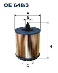 FILTRON Ölfilter OE 648/3 für OPEL CADILLAC SAAB CHEVROLET FIAT ALFA ROMEO