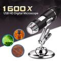 Mini USB Digital Mikroskop Lupe 1600X HD Microscope Kamera 8 LED für Handy PC A