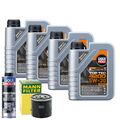 Motoröl 5W30 LIQUI MOLY Top Tec 4200 4L +MANN Ölfilter +Spülung