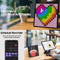 Pixel Art Digitaler Bilderrahmen Programmierbares 32*32 APP LED Display Wecker