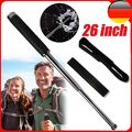 26 Zoll Teleskopstange Teleskopstöcke Telescopic Rod Einstellbar Wanderstock DE