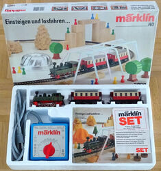 Märklin H0, schönes STARTERSET Nr. 2900 mit DAMPFLOK, SPUR H0, vollständig, TOP