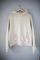 Essentials Pullover Sweater Hoodie Beige Creme S Nude uni Kapuzenpullover