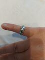 Yves Saint Laurent Bague Argent Pierres Made In France Taille 56