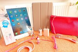 Apple iPad Mini 1 32GB LTE I Weiss I 8 Zoll w Neul  EXTRAS PINK ROSE I WLAN 4G
