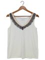 RIANI Tanktop Damen Gr. DE 38 weiß Casual-Look