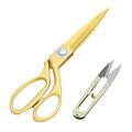 Handi Stitch Schneiderschere Gold Stoffschere mit Fadenschneider - Profi