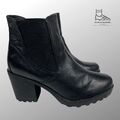 Elegante Chelsea Stiefeletten schwarz EUR 38