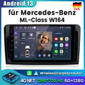 Für Mercedes Benz W164 GL320 ML350 X164 Autoradio Android 13.0 GPS Navi 6+128GB