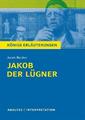 Jurek Becker Jakob der Lügner von Jurek Becker. Textanalyse und Interpretation