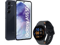 SAMSUNG Galaxy A55 5G + Watch FE 128 GB Awesome Navy Dual SIM Smartphone Handy