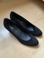 GABOR Damen Pumps Rauleder Schuhe Schwarz  Gr.7 NEU (ungetragen)