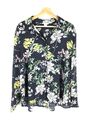 H&M Damen Bluse Hemd Viskose Freizeit Gr. 44 Blumen